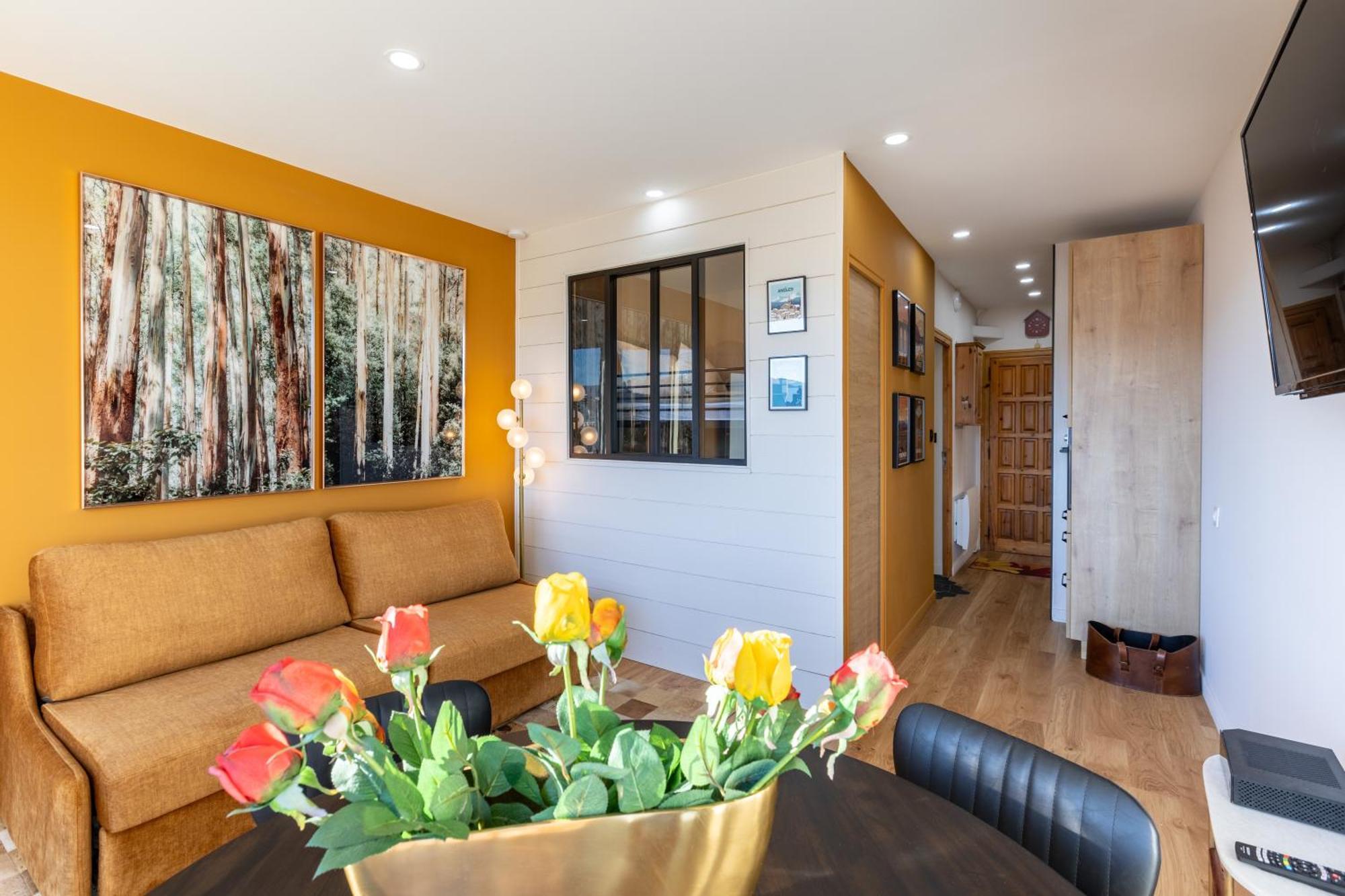 Le Clot Simo - Station Des Angles Vue Montagne Apartment Exterior foto